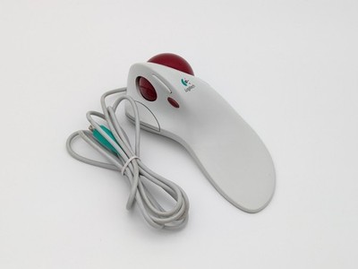 Logitech TrackMan Marble FX T-CJ12 Mouse Trackball/Maus Grau