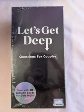Let's Get Deep Questions for Couples with 50 Activity Cards for Date Night