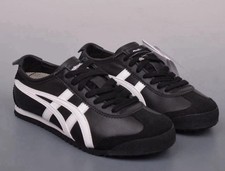 S Onitsuka Tiger Mexico 66 'Black White' Men style Casual Shoes 1183C102-001