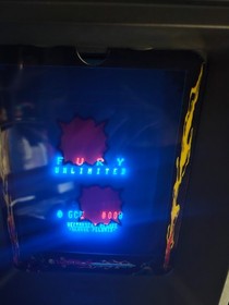 Warrior Vectrex Game with Custom Box and Overlay (Black Box and Cart)