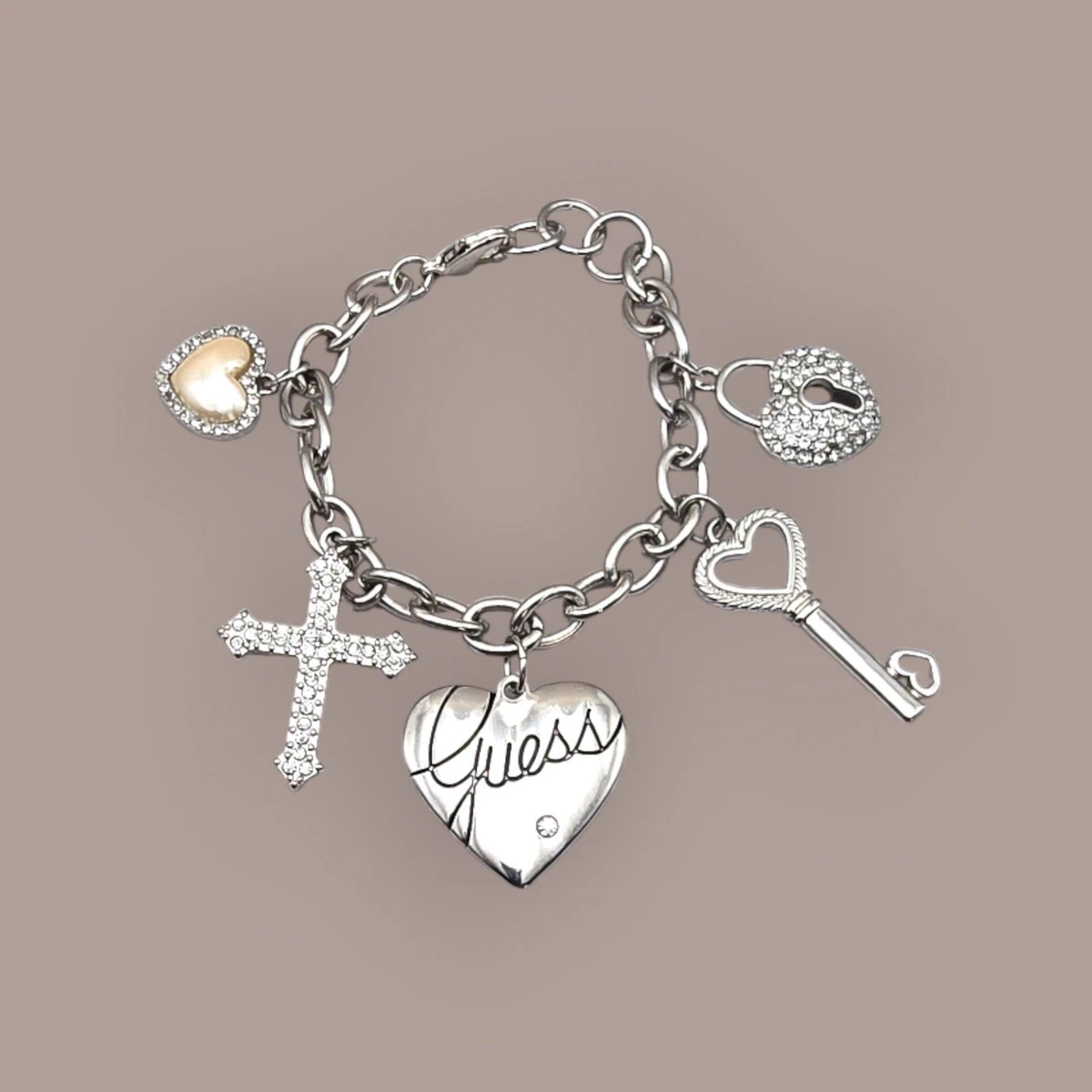 Bracelet GUESS BELOVED - Coloris Argent (Plata) - Bijou De Mode Pour Femme - Élégant Et Raffiné