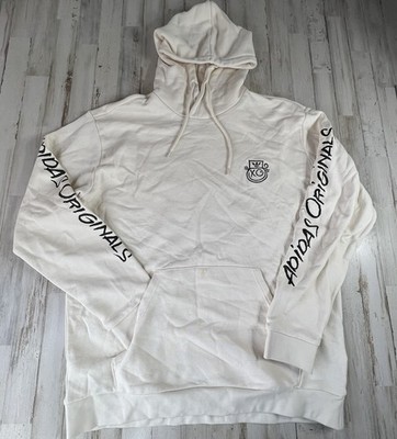 Adidas Andre Saraiva The World Needs Love Hoodie Men s XLarge Beige Cotton