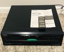 Onkyo DX-C390 6 Disc Carousel CD Player Changer w Original Remote TESTED WORKS 