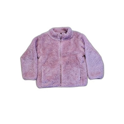 Uniqlo 3-4T Fleece Jacket Pink EUC Super Soft Comfy Warm