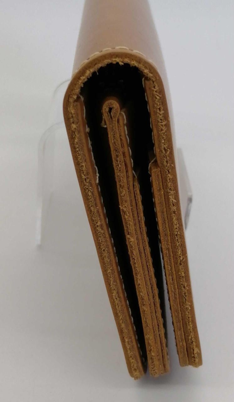 Kawatako Long Wallet Camel Used image 3