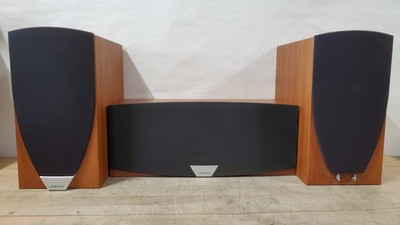 SET OF JAMO BOOKSHELF WITH CENTER SPEAKER - PAIR E800 & E8CEN, 1 NEEDS WOOFER