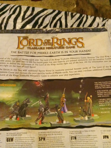 Lord of the Rings Tradeable Miniatures Game Starter Set Combat Hex New - Picture 11 of 11