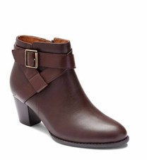 Vionic Trinity Chocolate Brown Ankle Boots 11