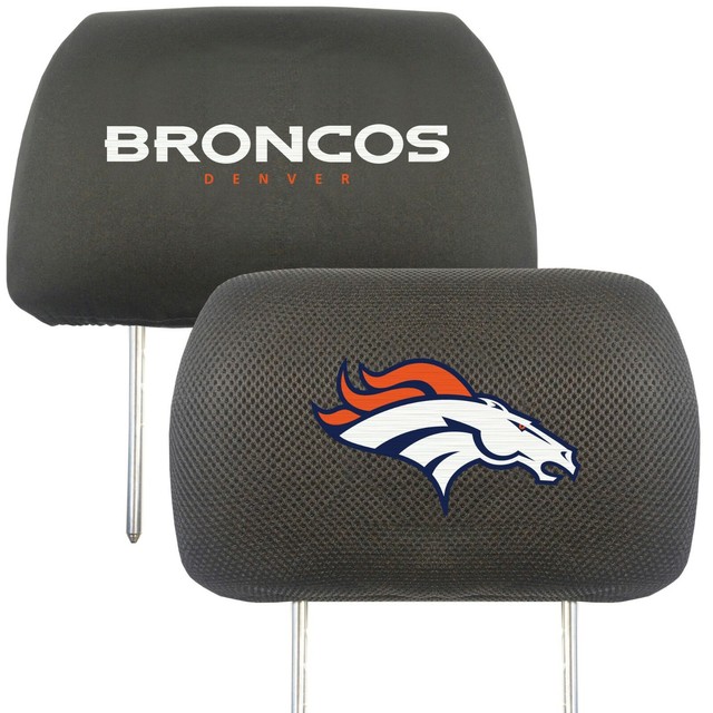 NFL Denver Broncos Floor Mats Steering Wheel Cover & Air Freshener Set