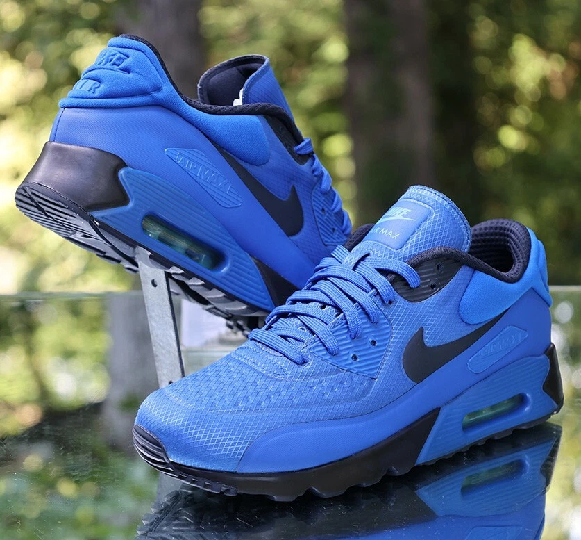 Nike Air Max 90 Ultra Hyper Cobalt Men s Size 10 Blue Black 845039