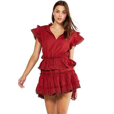 misa los angeles red dress Sequin Embellishments Dress Set w/ Tags