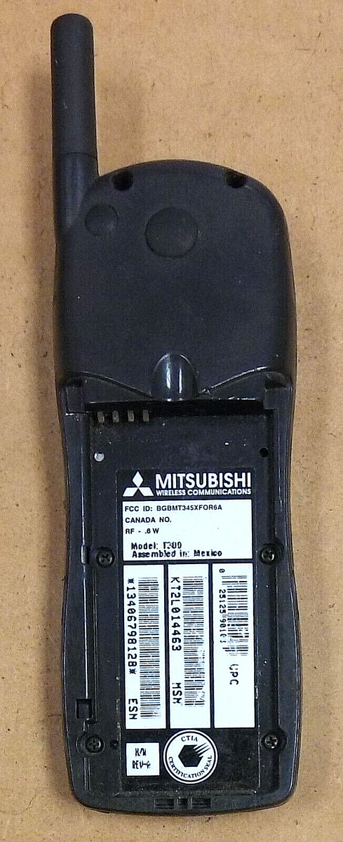 Mitsubishi Trium T300 - Gray and Black ( SunCom ) Cellular Phone