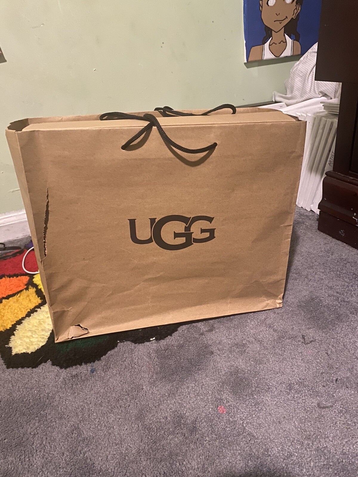 ugg boots size 9 womens black eBay
