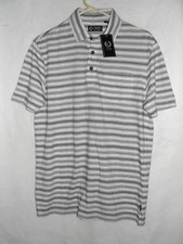 Men's Chaps Striped Short Sleeve Knit Polo Shirt - Size Small - New with Tag