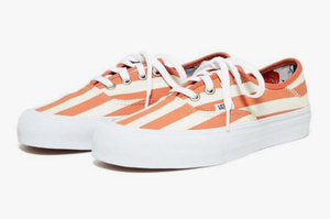 vans with orange stripe