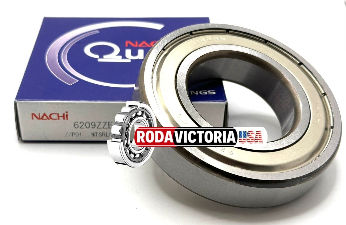 Nachi 6209 ZZ DEEP GROOVE BALL BEARING METAL SHIELDED 45X85X19mm