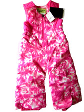 Boulder Gear Toddler Girls 2T Pink Waterproof Insulated Bib Ski  Snow Pants