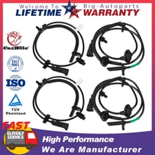 4x Front & Rear ABS Wheel Speed Sensor Fits for Chevrolet Traverse 2009-17 3.6L