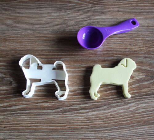 Pug Cookie Cutter Dog Pup Pet Treat puppy Pupcake topper - Picture 1 of 1