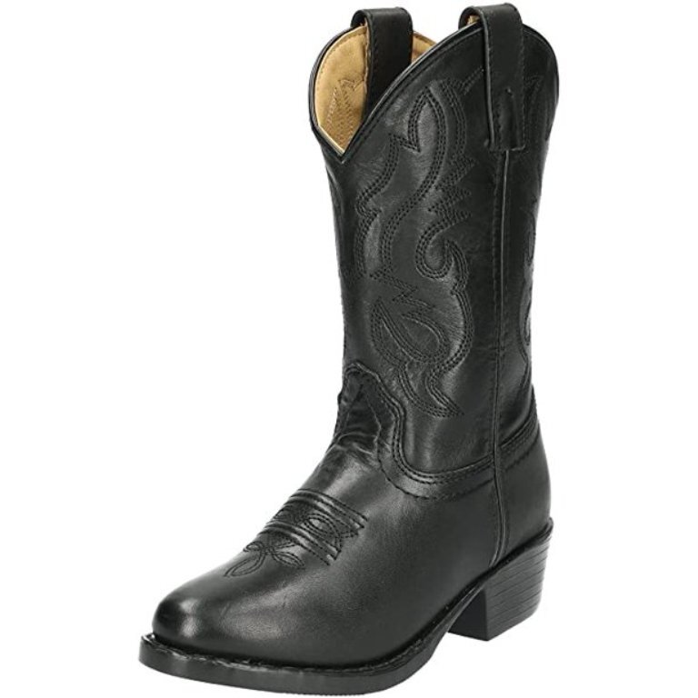 Smoky Mountain Men's Denver Black Round Toe Western Boots