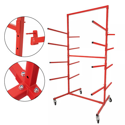Auto Body Bumper Stand Double-Sided Holder Mobile Storage Rack Parts ...