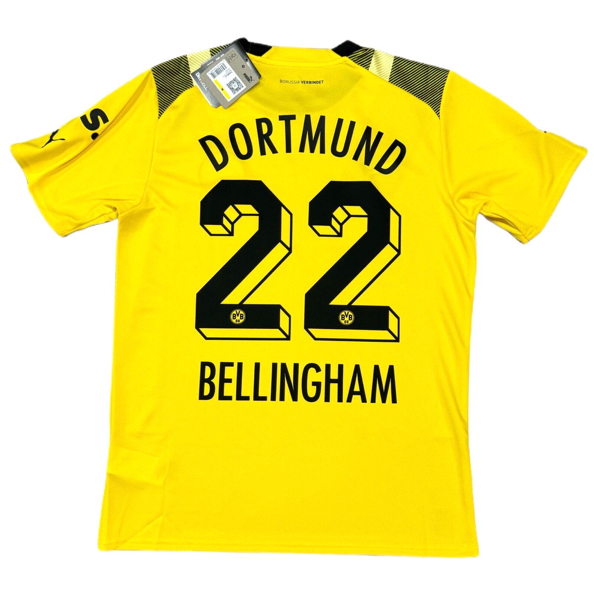 2022/23 Dortmund Home Cup Jersey #22 Bellingham Medium Puma Soccer