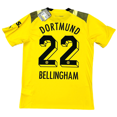 PUMA ドルトムント ベリンガム　#22ユニフォーム 2022/23 Dortmund Home Cup Jersey #22 Bellingham Medium Puma Soccer