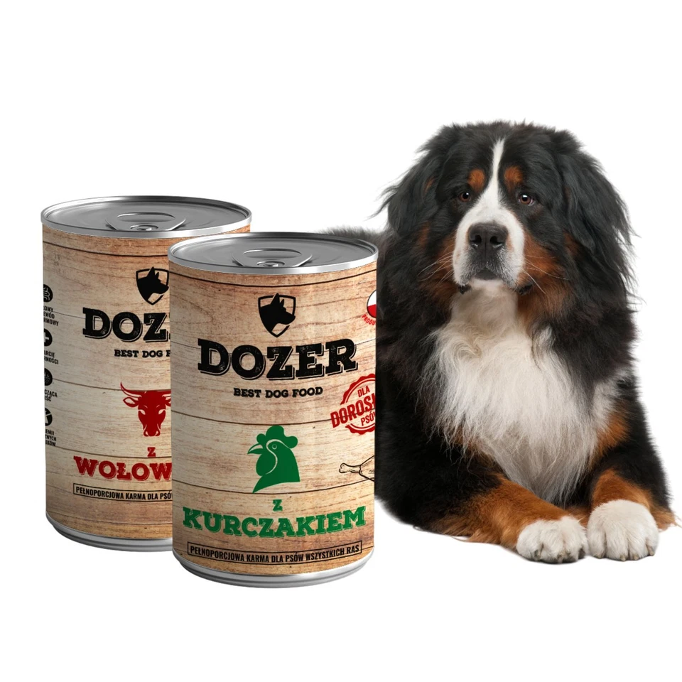 800g Hundefutter Dozer Premium Nassfutter getreidefrei Dosen Mix - Bild 2 von 4