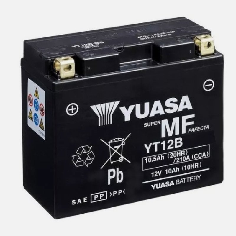 Fits Yamaha Fazer FZS 600 1998 - 2003 Yuasa Motorcycle Battery YT12B Pre-charged
