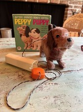 PERRO CACHORRO PEPPY DE COLECCIÓN * SALTOS Y LADRIDOS* ALPES COREA