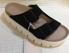 BIRKENSTOCK PAPILLIO ARIZONA CHUNKY SUEDE BLACK 38 L7N