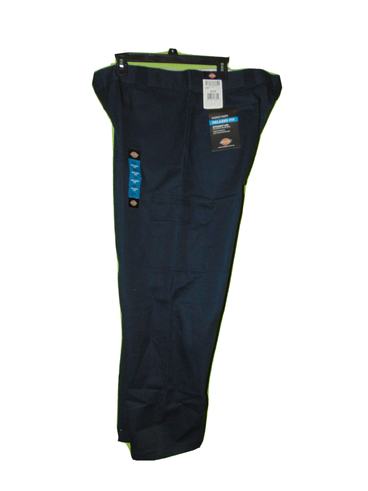 Dickies Men's Relaxed Straight Fit Cargo Work Pant Dark Navy Size 42w X