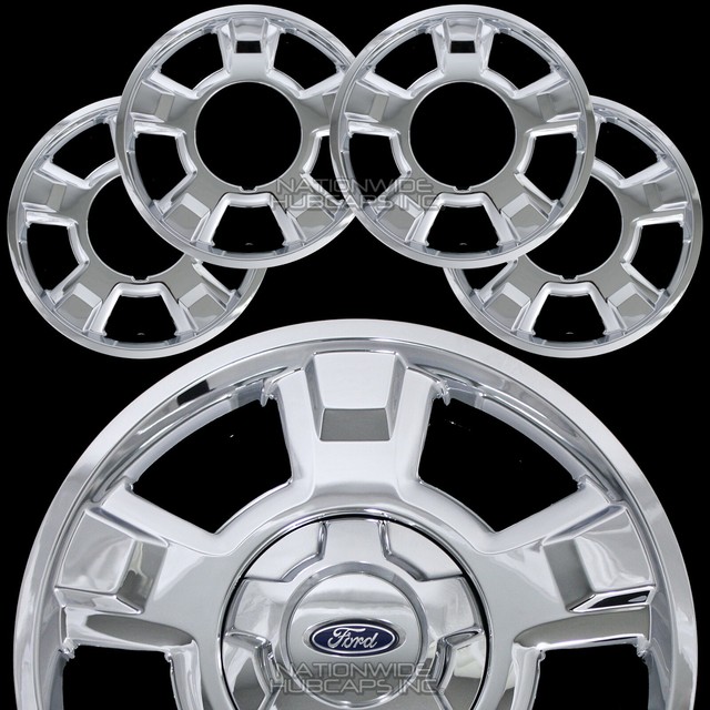 4 Chrome 20092014 Ford F150 17" Wheel Skins Hub Caps Full Aluminum Rim