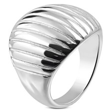 Cheap Women's Steel Shell Effect Dome Shape Signet Ring RWR154