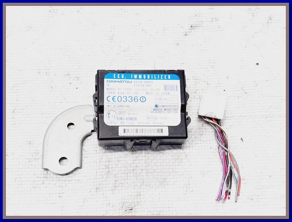 CENTRALINA ECU IMMOBILIZER DAIHATSU TERIOS mod. J2 vedi codici - Immagine 2 di 4