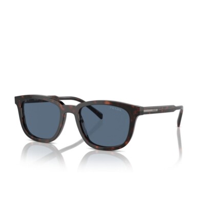 Prada Women Sunglasses Radica Tortoise Blue Square PRA21S  display picture 1