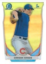 2014 1st Bowman Draft Chrome Refractors  #CDP78 Carson Sands FREE SHIPPING!