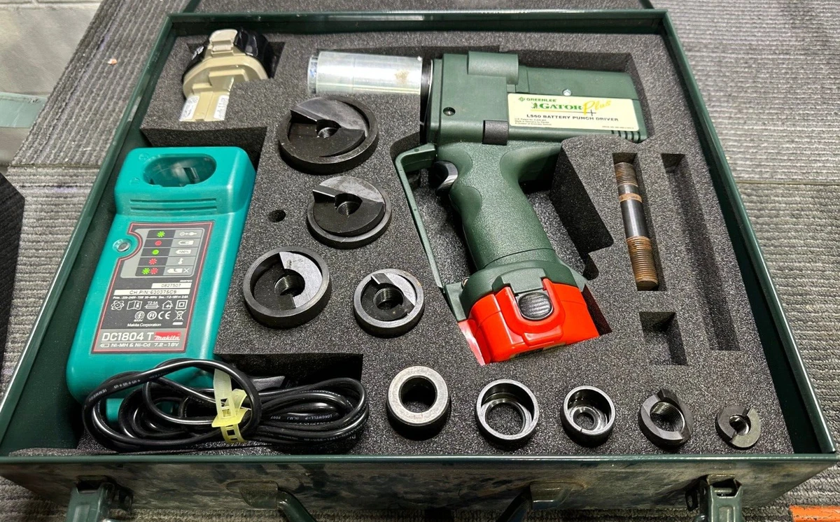 Greenlee Gator LS60 Plus Battery Powered Metal Knockout Punch