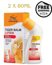 2 X New Tiger Balm Lotion Strong Pain Relief 80ml Free Shipping