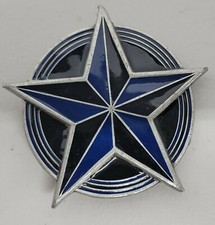 Great American Products Multicolor 2002 Fine Pewter Nautical Star Belt Buckle