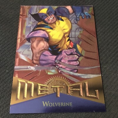 1995 Fleer Marvel Metal Base #125 Wolverine | eBay