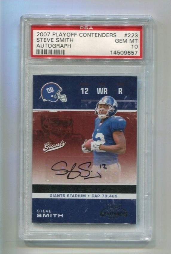 Steve Smith Playoff Contenders #223 Autograph