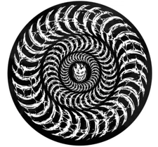 Spitfire Wheels Decay Swirl Sticker 4.25" - FREE SHIPPING!