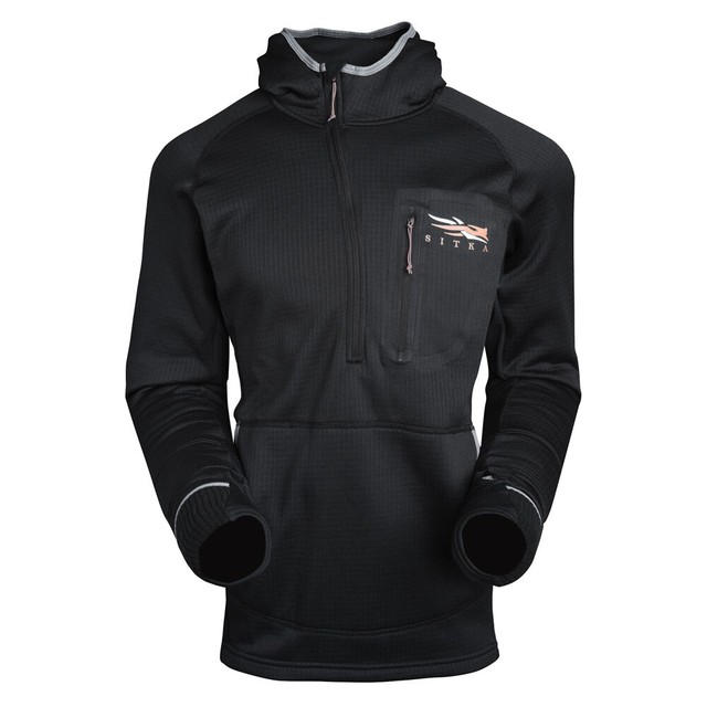 Sitka Gear Fanatic Hoody Menâs Black XXXL 3xl Hoodie for sale online | eBay