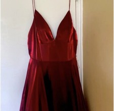 Red Prom Dress Sherri Hill Size 16