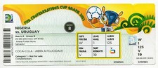 Ticket Confed-Cup 2013 #08 Nigeria - Uruguay