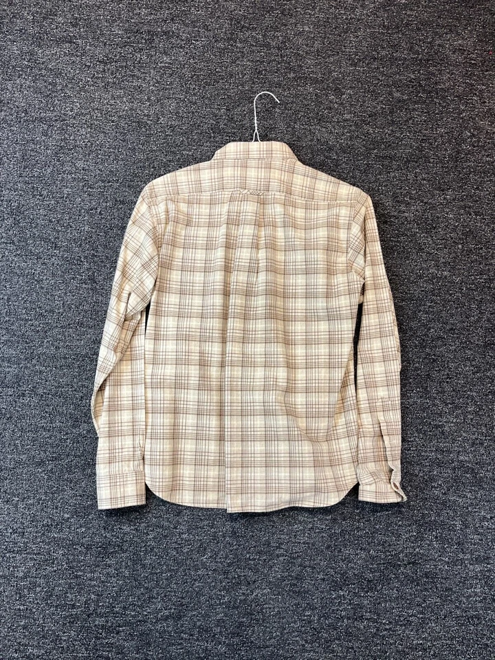 Polo Sport Ralph Lauren Botón Abajo LG Marrón Cuadros Algodón/Lana Franela Foto 2 de 4