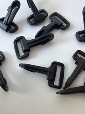 Black Plastic Snap Hooks Dog Hooks 20mm 25mm 38mm 50mm Webbing Straps