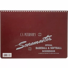 CS Peterson Scoremaster Baseball Softball Scorebook - OFFICIAL - Made in the USA