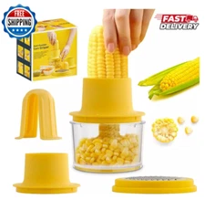 Corn Cob Stripper, Corn Peeler from Corn on the Cob, Quick Corn Kernel Cutter To